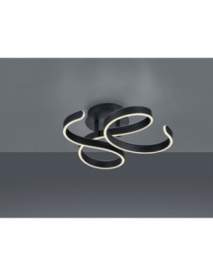 Trio – Francis – Plafonnier LED 40W, 4650lm, 3000K, variateur SWITCH, finition anthracite 2