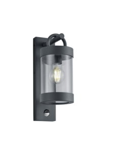 Trio – Sambesi – Applique extérieure anthracite, E27, détecteur, IP44