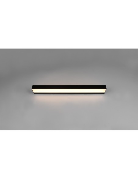 Applique Murale LED, 800lm, 3000K, IP44, Noir Mat/Blanc – Trio – Rocco