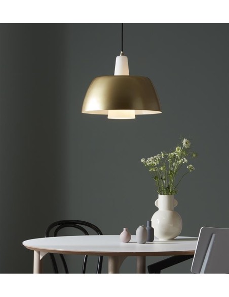 Suspension Solo blanc/doré - Markslöjd Leluminaireled.com