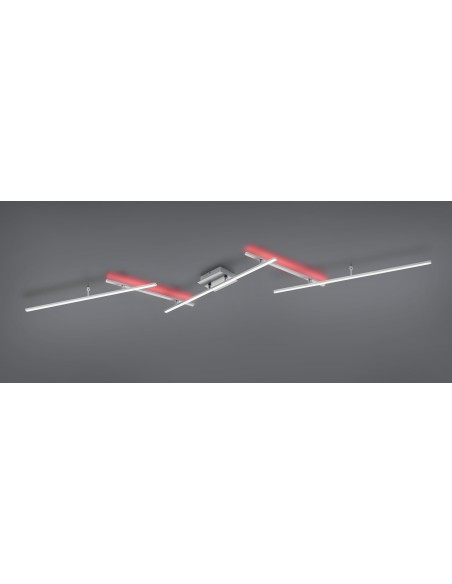 Trio – Arvin – Plafonnier LED moderne réglable en intensité et température de couleur, éclairage RGB, IP20