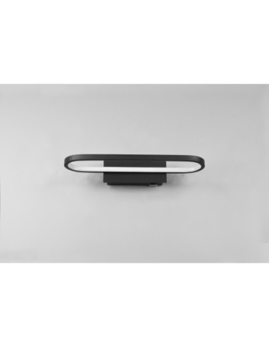 Applique LED 17W IP44 noir mat 3000K 1700lm – Trio – Gianni intérieur | Trio