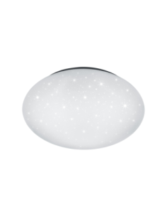 Plafonnier LED PAOLO TRIO blanc rond avec effet lumineux étoilé