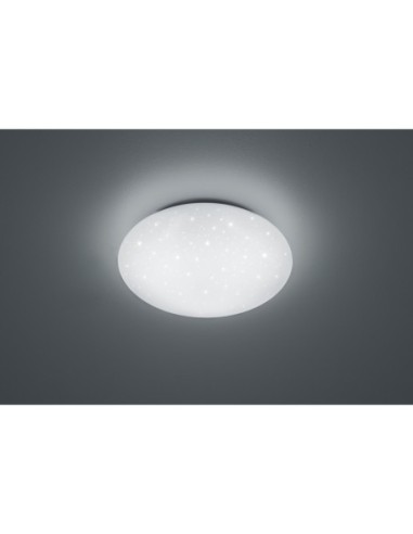 Plafonnier LED PAOLO 15W installé dans une salle de bains IP44