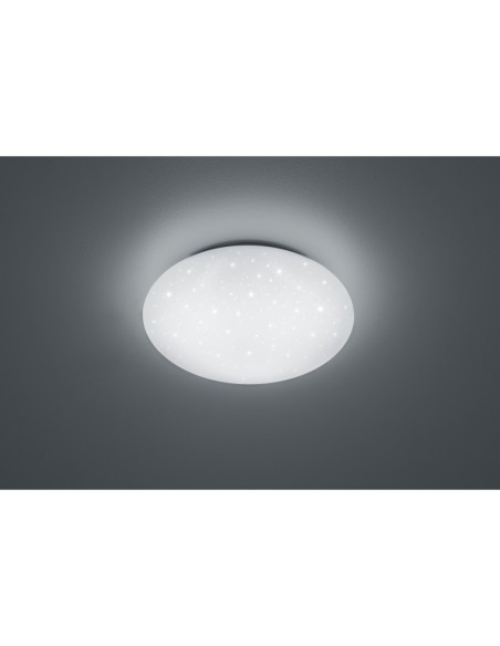 Plafonnier LED PAOLO 15W installé dans une salle de bains IP44