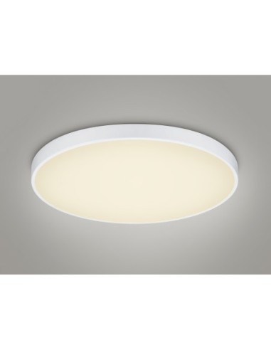 Trio Waco – Plafonnier moderne LED, couleur de lumière ajustable via interrupteur DIP, compatible variateur externe