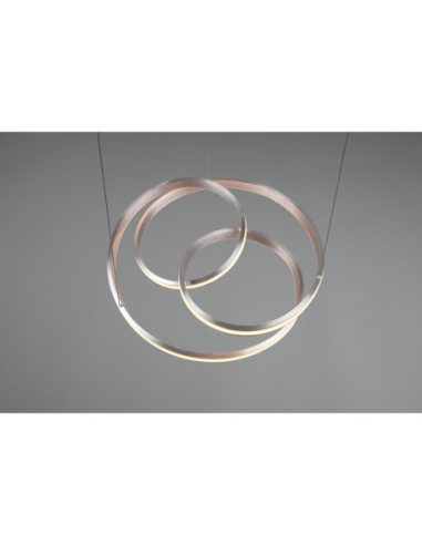 TRIO Nuria – Suspension moderne, 3 températures de couleur et variateur par interrupteur, IP20