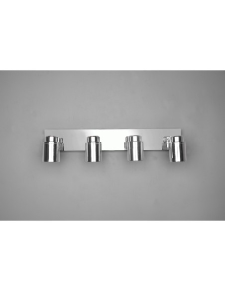 Plafonnier 4 Spots GU10 IP44 chrome – Trio – Angelo