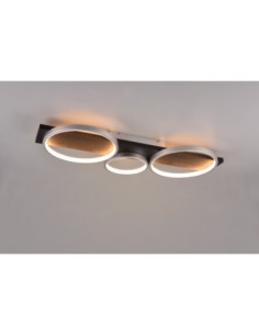 Trio Medera – Plafonnier LED 33W, lumière chaude réglable, montage plafond/mur 2