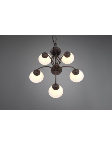 Trio Rustica – Compatible LED pour économies d’énergie jusqu’à 80 %, longue durée de vie et faible chaleur