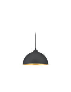 TRIO DUOline – Suspension noire 1xE27, max 25W, métal, compatible système DUOline, H180 cm.