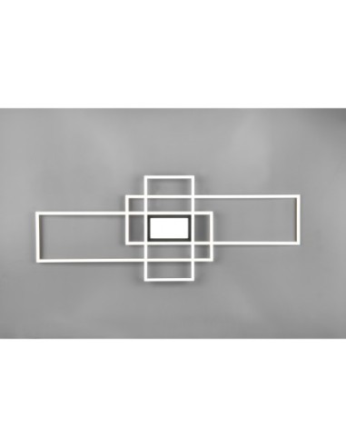 Plafonnier LED 60W 7100lm 3000-6500K laiton mat – Trio – Irvine