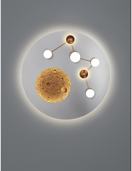 TRIO Zodiac – Éclairage puissant de 5100 lm, économie d’énergie jusqu’à 80 %, durée de vie 30 000 h