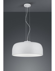 Trio Baron – Suspension 4xE27, Ø52 cm, Hauteur réglable, Blanc mat élégant 2