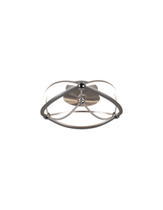 Trio Charivari – Plafonnier LED 20W, 2500lm, 3000K, variateur 3 niveaux, IP20