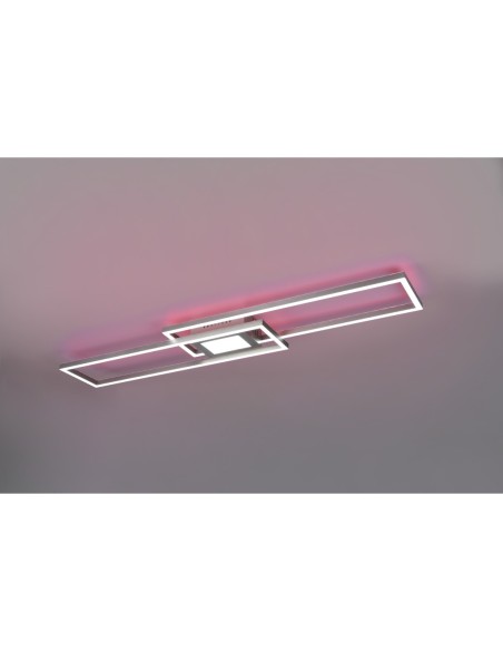 Trio Ganado – Plafonnier moderne LED, lumière variable et effets RGB via télécommande