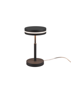 Trio Franklin – Lampe de table LED 6W, 3000K, anthracite, design moderne, ambiance chaleureuse et économique.