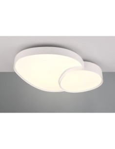 Trio Rise – Plafonnier LED 45W, 5300lm, blanc variable 2700-6500K, avec télécommande 2