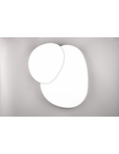 Plafonnier LED 45W 5300lm avec télécommande variation blanc chaud à froid – Trio – Rise  | Trio