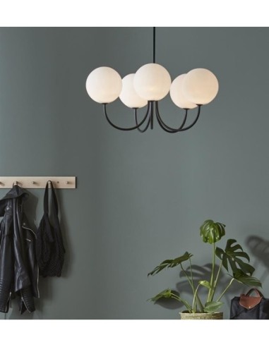 Suspension Led 5 sources lumineuses Cinco - Markslöjd Leluminaireled.com