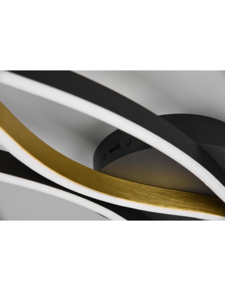 Trio Blaze – Plafonnier LED moderne avec dimmer SWITCH et température variable