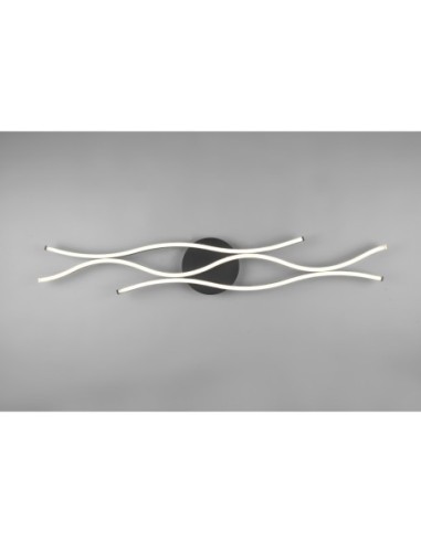 Plafonnier LED 35W 4300lm réglable laiton mat/noir mat – Trio – Blaze