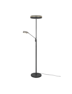 Trio Franklin – Lampadaire moderne avec variateur tactile, 2 sources lumineuses LED, 2700K à 4000K