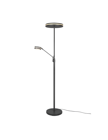 Trio Franklin – Lampadaire moderne avec variateur tactile, 2 sources lumineuses LED, 2700K à 4000K