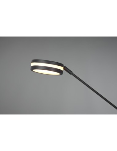 Lampadaire LED 35W + 6,5W dimmable 2700K à 4000K anthracite – Trio – Franklin