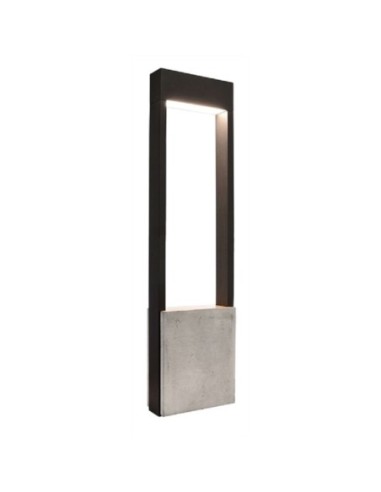 Borne extérieure Led béton et métal 60 cm Chertan 600 - Deko Light Leluminaireled.com