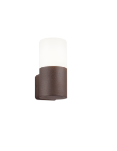 Applique murale extérieure Hoosic finition rouille en aluminium IP44