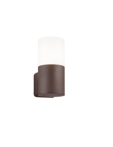 Applique murale extérieure Hoosic finition rouille en aluminium IP44