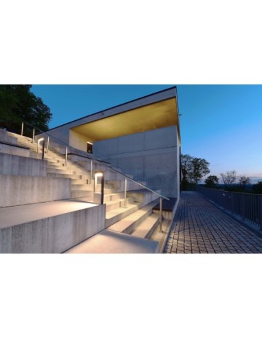 Borne extérieure Led béton et métal 60 cm Chertan 600 - Deko Light Leluminaireled.com