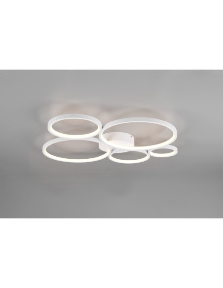 TRIO Rondo – Éclairage élégant blanc mat avec variateur SWITCH intégré