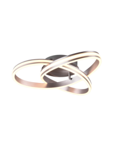 TRIO Nuria – Plafonnier LED 58W, 7000 lm, 3 températures de couleur réglables