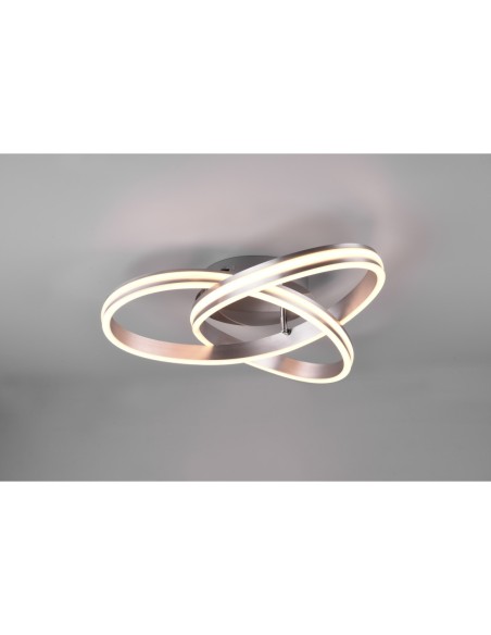 TRIO Nuria – Éclairage puissant au design ondulé avec variateur 3 niveaux