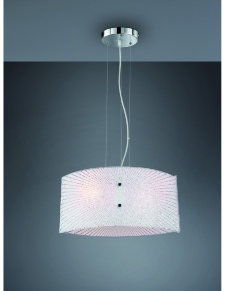 TRIO Elisa – Luminaire suspension design, double ampoule, parfait pour un intérieur chic