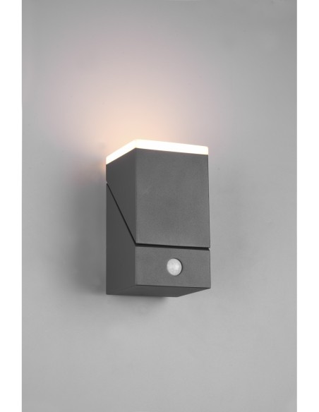 TRIO Avon – Luminaire extérieur 800lm avec détection, lumière chaude 3000K, design pivotant