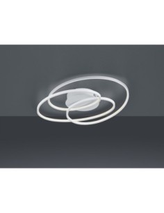 Trio Gale – Plafonnier LED 5000 lm, design blanc mat moderne avec variateur à 3 niveaux 2