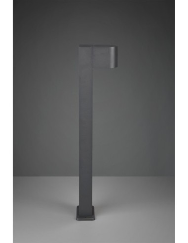 Potelet d’extérieur GU10 fonte d’aluminium anthracite – Trio – Roya extérieur | Trio