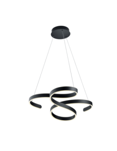 Trio Francis – Suspension LED 48W design anthracite avec variateur intégré, 5600 lm