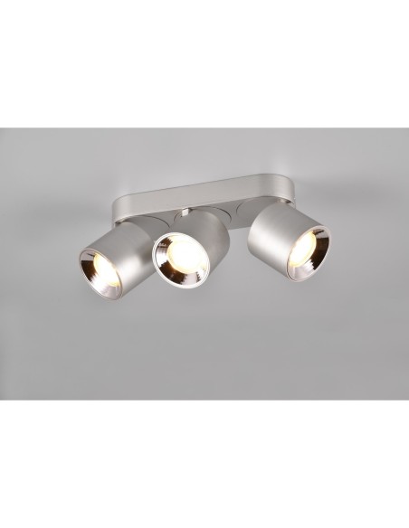 Trio Guayana – Spot plafonnier moderne 3 lumières, orientable, structure métal élégante