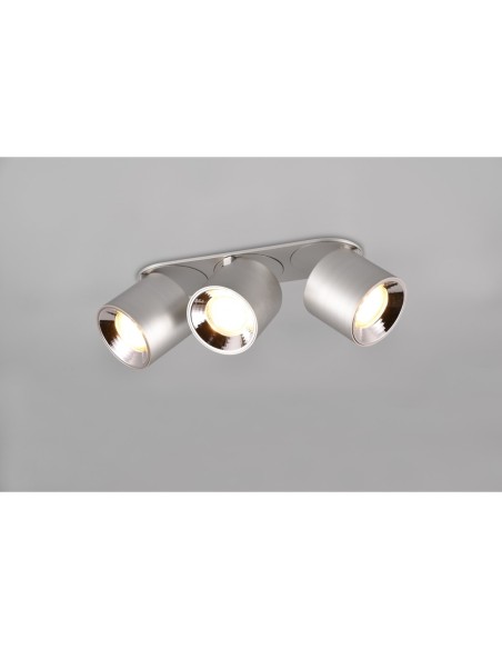 Trio Guayana – Luminaire plafond 3x GU10, têtes ajustables, idéal salon, chambre ou entrée
