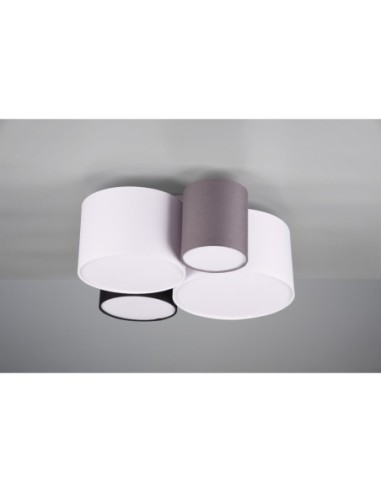 Trio Hotel – Plafonnier décoratif 4xE27, compatible LED, style moderne et doux