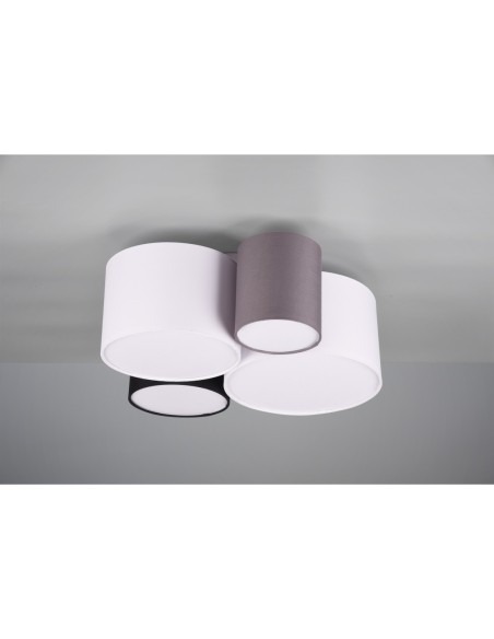 Trio Hotel – Plafonnier décoratif 4xE27, compatible LED, style moderne et doux