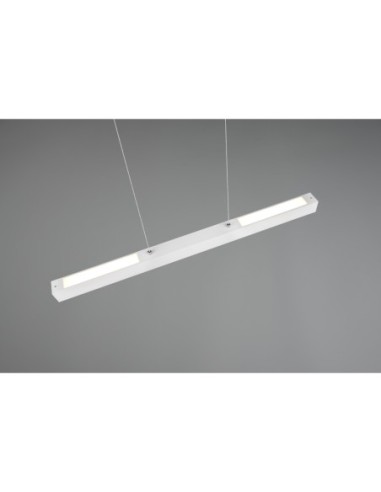 Suspension 1xLED SMD 29W métal blanc mat, double éclairage haut/bas, rails DUOline  | Trio