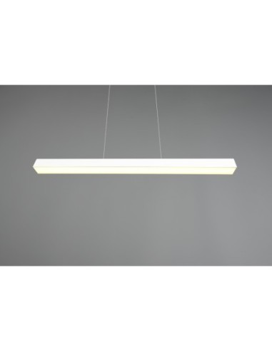 Suspension 1xLED SMD 29W métal blanc mat, double éclairage haut/bas, rails DUOline  | Trio