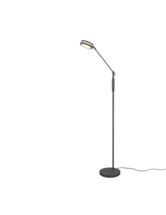 Trio Franklin – Lampadaire LED anthracite, variation tactile 2700K à 4000K, fonction mémoire