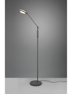 Trio Franklin – Lampadaire LED anthracite, variation tactile 2700K à 4000K, fonction mémoire 2