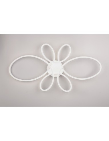 Plafonnier Led design blanc 3900lm 4000K dimmable – Trio intérieur | Trio